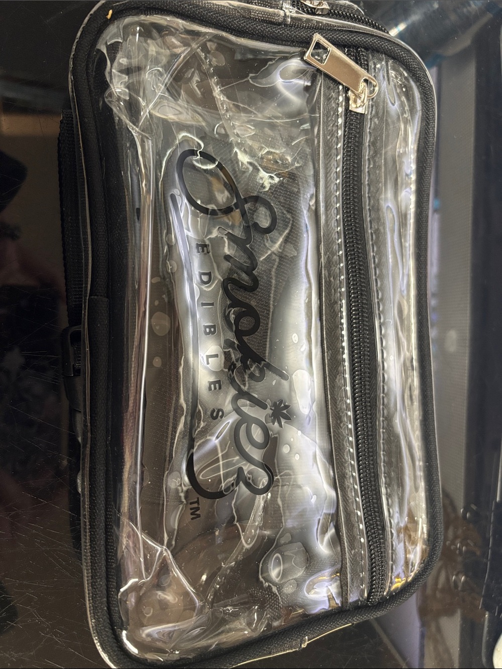 Smokies Clear Fanny pack with Black Trim